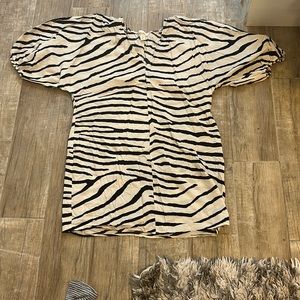 Zebra Print Dress
